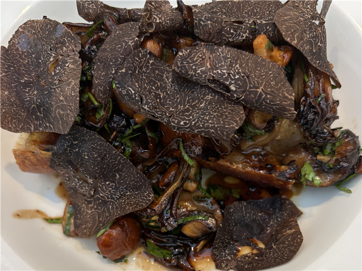 girolles and truffle